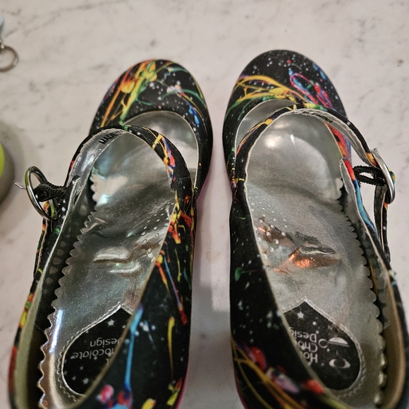 Hot Chocolate Neon High Heels - Picture 4 of 6